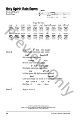 Holy Spirit Rain Down Guitar and Fretted sheet music cover